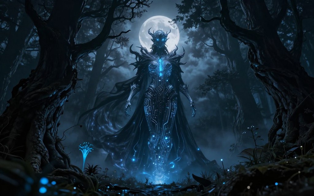 how to make dark fantasy ai art